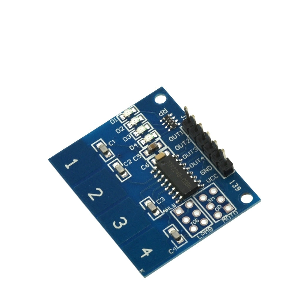 TTP224 4 Channel Capacitive Touch Module