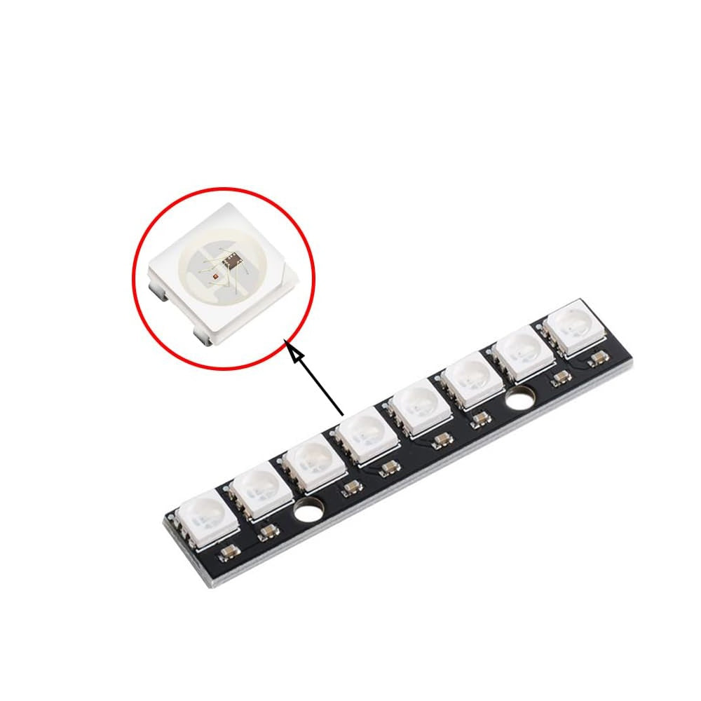 8 WS2812 5050 RGB LED Module