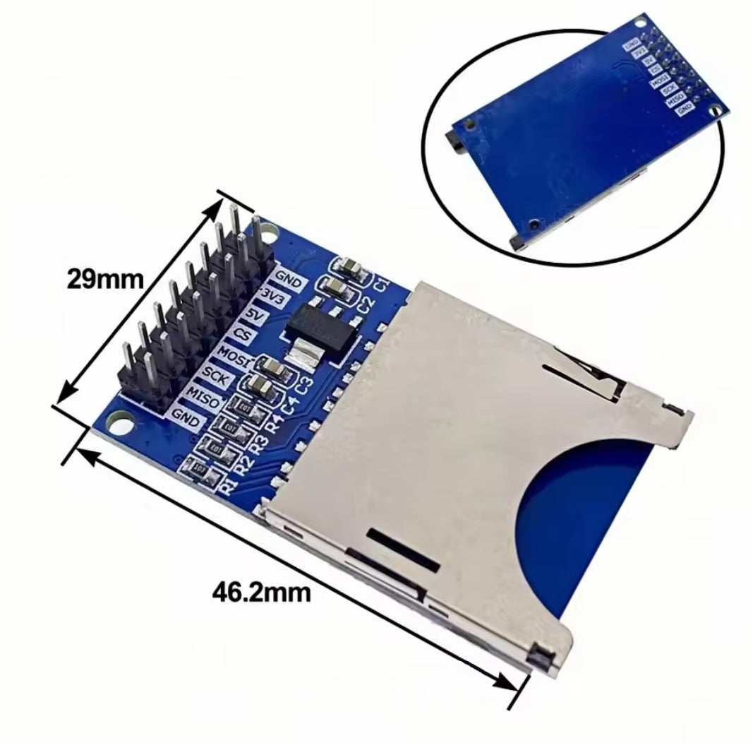 SD Card Slot Socket Reader