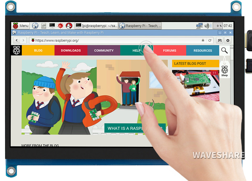 Waveshare 7 Inch OLED Touch Screen