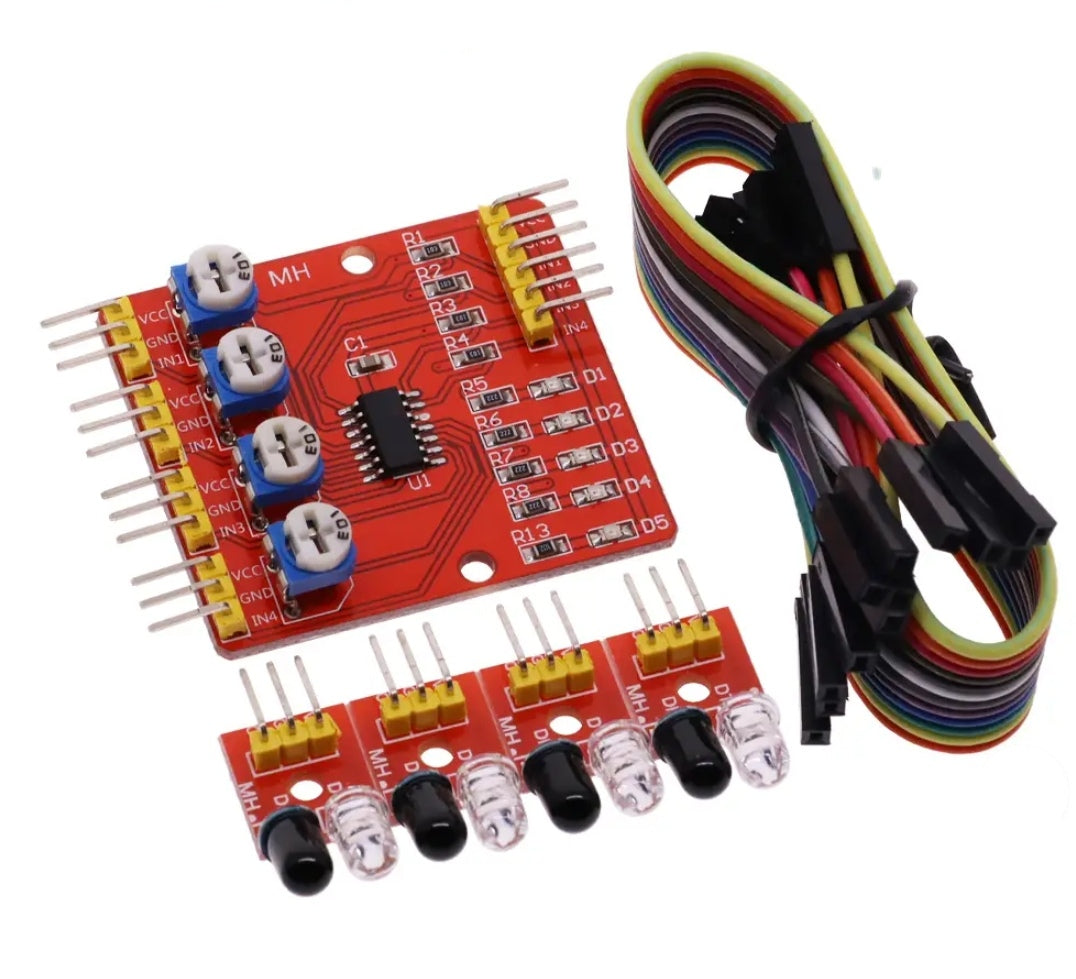 4 Channel IR Detection Tracing Sensor