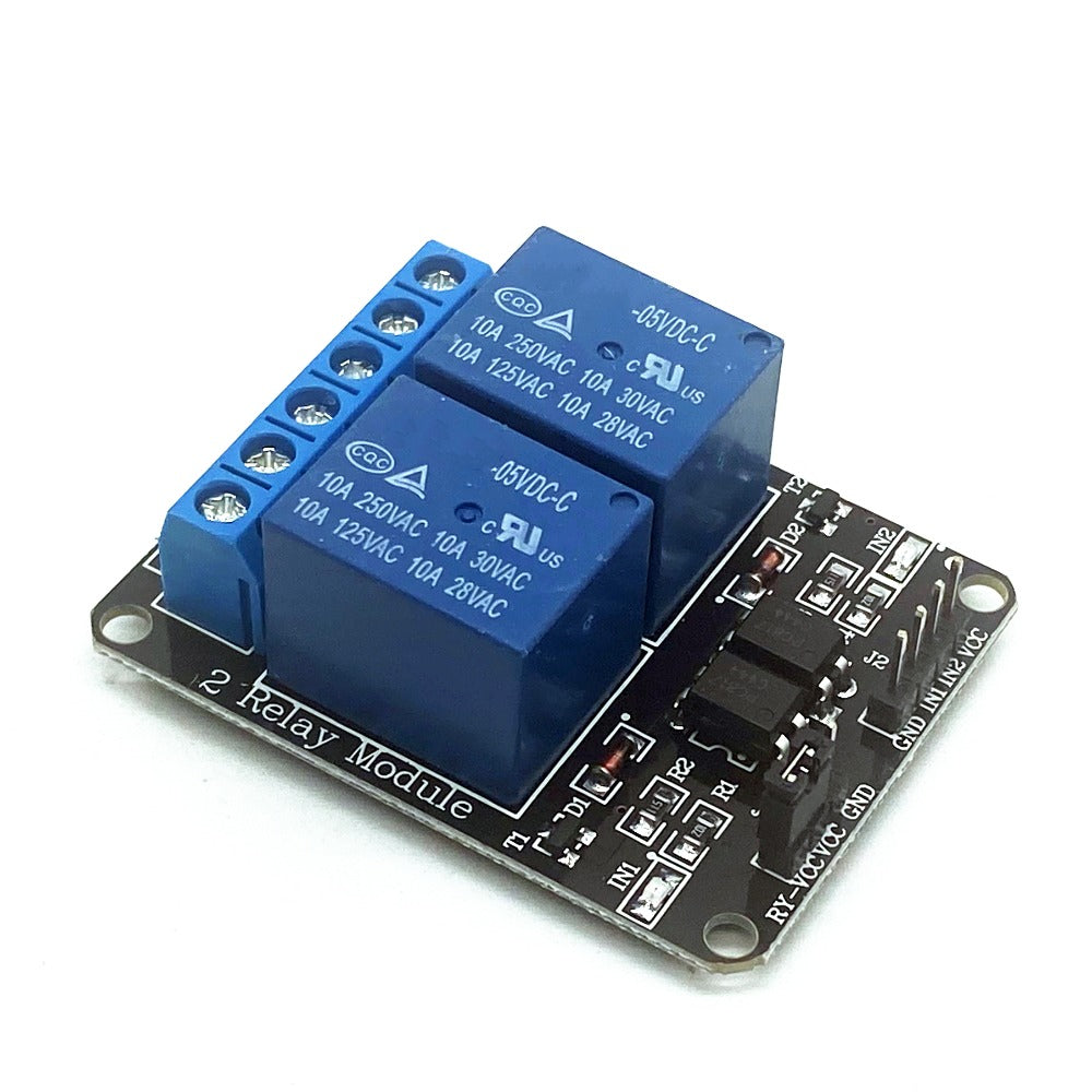 5V 2 CH Relay with Optocoupler