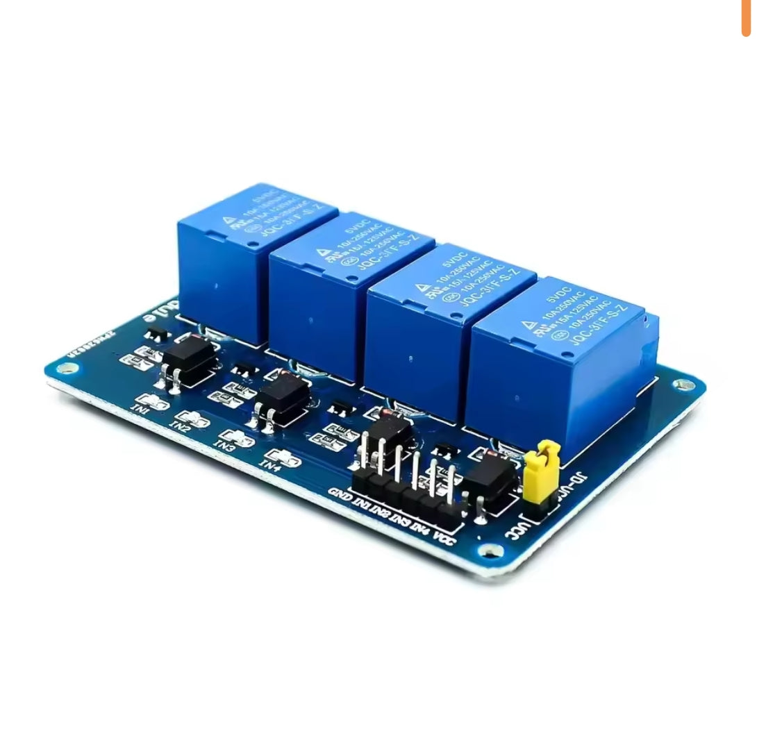 5V 4 CH Optocoupler Low Level Relay